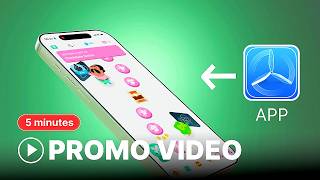 Mobile App Promo Video Tutorial | For Beginners | Less than 5 minutes