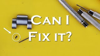 A Warning About Sizing A Bracelet With Pins And Collars And How To Fix It #watch #repair