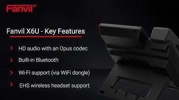 Fanvil - Teléfono SIP modelo X6U