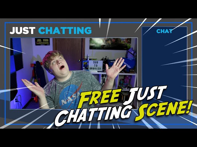 Hi there! I made this FREE JUST CHATTING holographic overlay :) What do you  think? : r/EverythingGamingHub