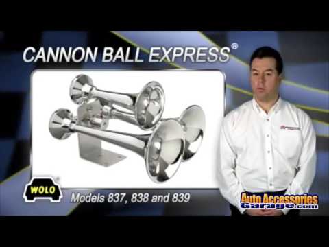 Wolo Cannonball Express Truck Air Horn