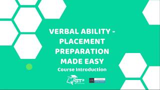 Verbal Ability - Placement Preparation Made Easy - Course Introduction screenshot 4