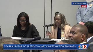 State auditor to present NC A&amp;T investigation findings