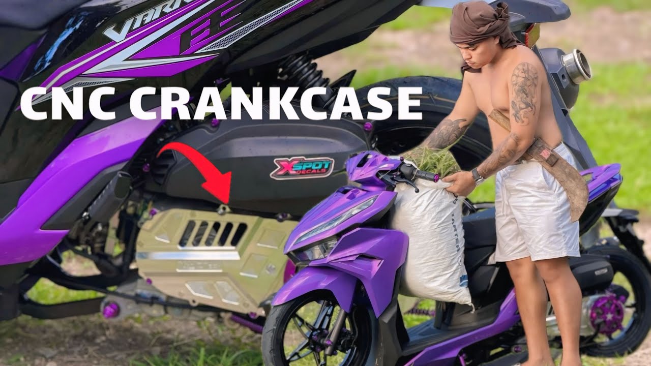 CNC CRANKCASE NI HONDA CLICK