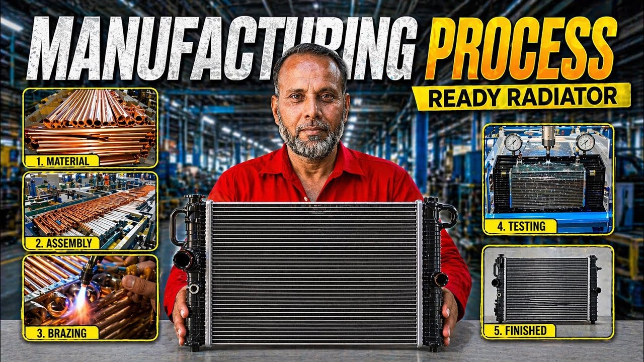 Different Radiator Manufacturing Methods Radiator Manufacturing Process || From Raw Metal to High-Performance ...