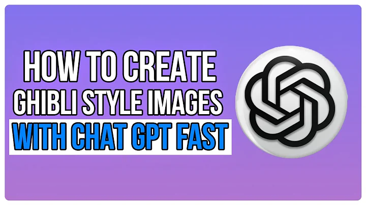 How To Create Studio Ghibli Style Images With Chat GPT In 1 Minute (2025)
