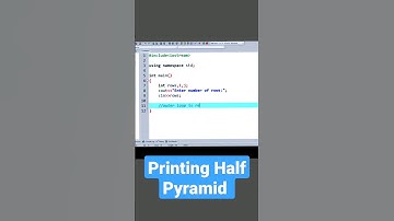 Print Half Pyramid using Number in cpp#shorts#shortsvideo#cpp