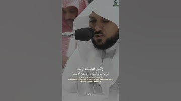 ما تيسر من سورة النحل ... تلاوة خاشعة بصوت القارئ ماهر المعقلي