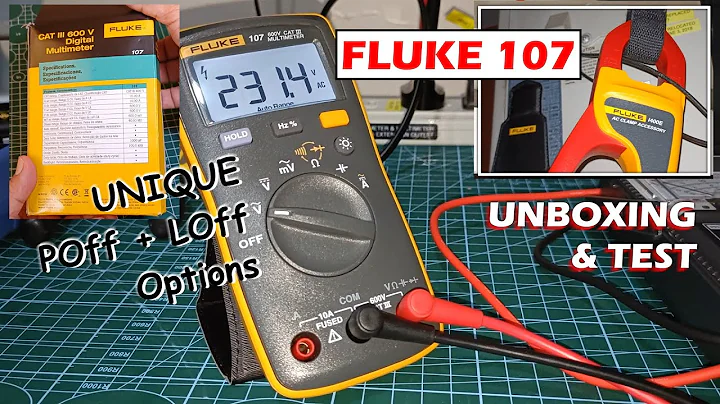 [ENG SUB] Fluke 107 Digital Multimeter- Unboxing and Test