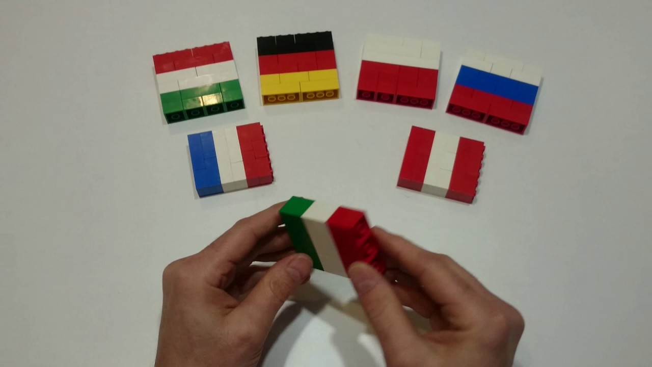 Флаг россии на кубике