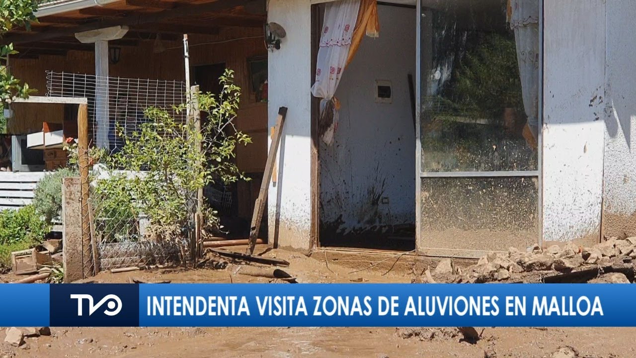Intendenta visita zonas de aluviones en Malloa, sector Cantarrana, Región de O'Higgins