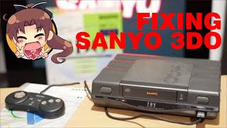 Fixing Sanyo 3DO, blank and open button not working