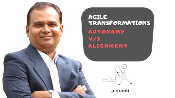 Agile / Digital Transformations need a healthy balance of Autonomy & Alignment.