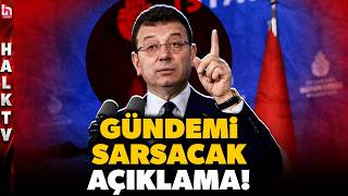 TAŞLARI YERİNDEN OYNATTI! İmamoğlu'ndan öyle bir mesaj geldi ki! Her cümlesi dillere dolanacak!