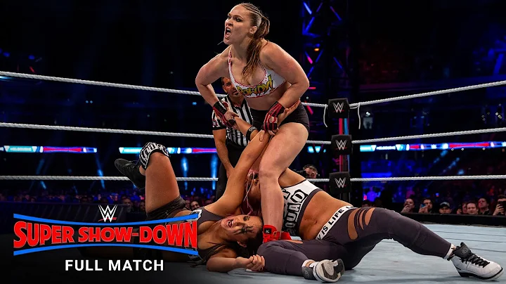 FULL MATCH - Ronda Rousey & The Bella Twins vs. Th...