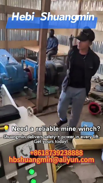 💡 Need a reliable mine winch? #miningequipment #machine #winch #machinerychannel #manufacturing