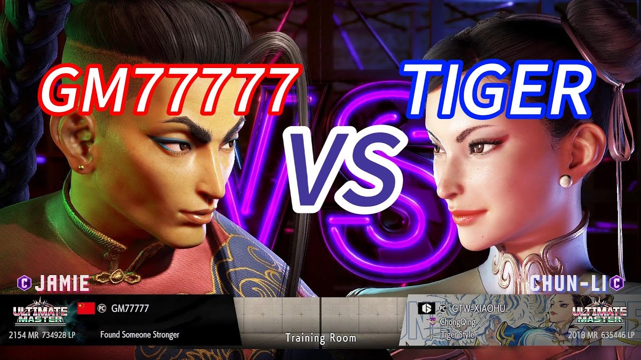 SF6💥GM77777(JAMIE) vs TIGER(CHUN-LI)💥Street Fighter 6 High Level Match's EP1607