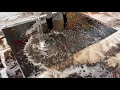 Under all this filth lies a beautiful rug ive never seen before  asmr rug cleaning