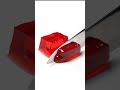Satisfying Jelly Cube Slicing ASMR ❤️ | #Shorts #ASMR