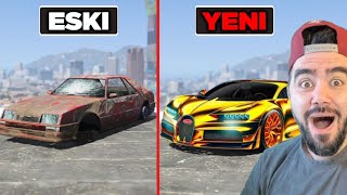 ESKI ARABAYI TRILYONLUK BUGATTI YAPTIM  GTA 5 MODS