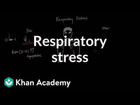 Respiratory distress | Respiratory system diseases | NCLEX-RN | Khan Academy