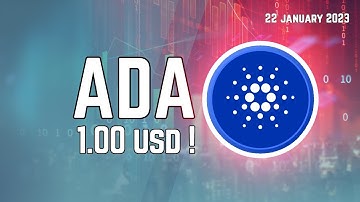 ADA price prediction, Next 1USD ? Cardano ADA | Crypto crash | Crypto News 22 Jan 2023