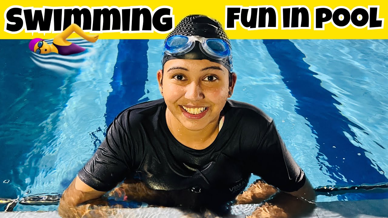 Swimming in Panipat Refinery Township pool - YouTube