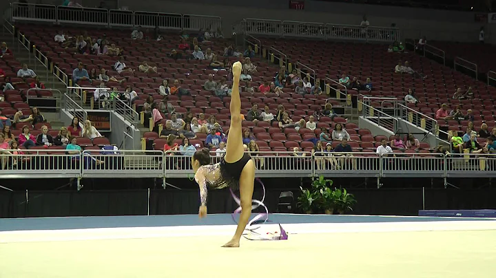 Rebecca Sereda - Ribbon Final - 2014 USA Gymnastic...