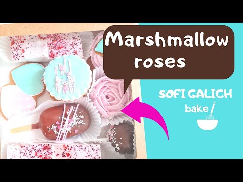 Video: How To Make A Bouquet Of Marshmallows And Roses
