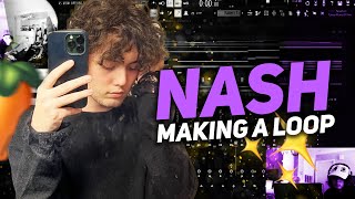 Nash Making A Beautiful Loop From Scratch ✨ FL Studio Keys/Guitar Full Process 🔥