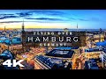 Hamburg Germany By Night | 4K Cinematic Drone Footage