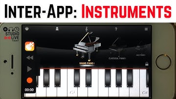 How to use INTER-APP AUDIO instruments in GarageBand iOS (iPad/iPhone)