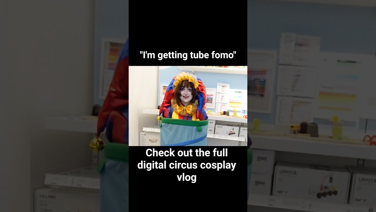 Pomni's tube .. #cosplay #comiccon #digitalcircus #amazingdigitalcircus #tadc #pomni