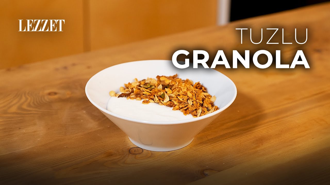 Tuzlu Granola Tarifi | Pratik, Sağlıklı ve Lezzetli Atıştırmalık!