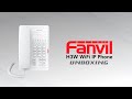 Unboxing fanvil h3w hotel ip phone