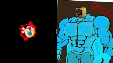 I DRAW BLUEBERRY BALLER MY SELF (mega noob simulator)