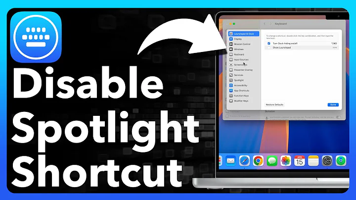 How To Disable Spotlight Keyboard Shortcut