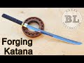 Forging a KATANA out of Rusted BEARING