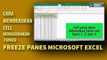 Cara Membekukan Cell Menggunakan Fungsi Freeze Panes - Microsoft Excel