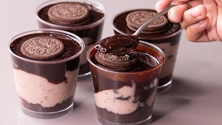 OREO PUDDING DESSERT BOX | OREO DESSERT RECIPE | EGGLESS DESSERT BOX | N'Oven