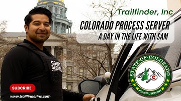Colorado Process Server - A day in the life with Sam