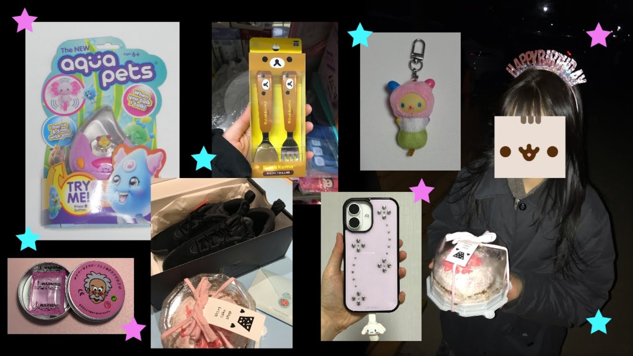 브이로그 ꩜ 자잘쇼핑하울(아이폰17 케이스 알리깡 퍼티 말랑이) • 나홀로집에 • 하이디라오 생일파티