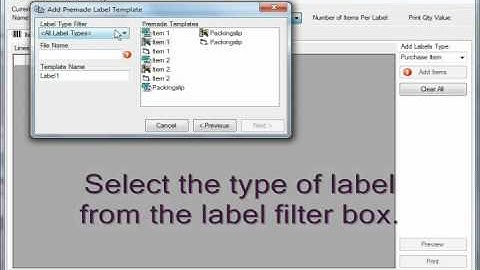 SmartScan LabelLink Premade Template