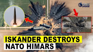 Unstoppable Strike: Iskander Missile Hits NATO-Supplied HIMARS in Ukraine