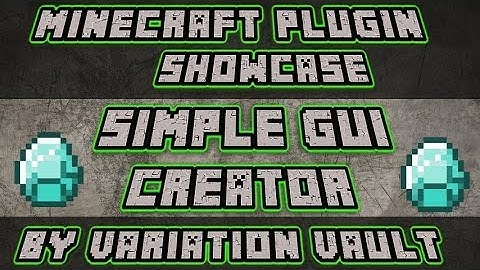 Minecraft Bukkit Plugin - Simple GUI Creator - Create you own GUIs