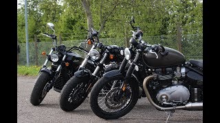 HD Forty-Eight  vs Indian Scout vs Triumph Bobber