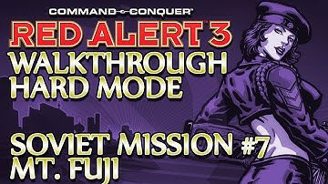 Ⓦ Command and Conquer: Red Alert 3 Walkthrough ▪ Hard - Soviet Mission 7 ▪ Mt. Fuji [1080p]