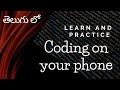 Coding on your mobile in telugu || learn and practice