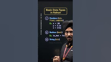 Basic Data Types in Python #Python #NesoAcademy #QuickConcepts