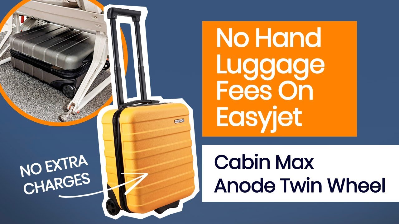 Cabin Max TwinWheel Underseat Suitcase- 'free' hand luggage. 45x36x20cm YouTube